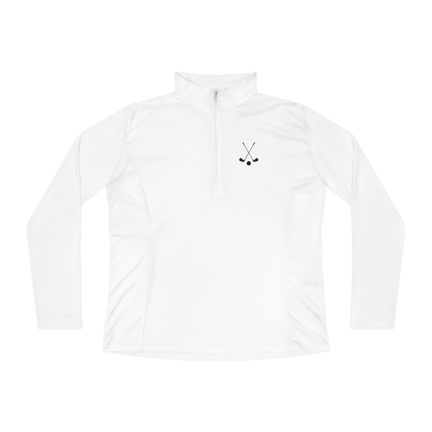 SWING WITHOUT OVERTHINKING Ladies Quarter-Zip Pullover