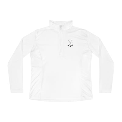 SWING WITHOUT OVERTHINKING Ladies Quarter-Zip Pullover