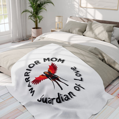 WARRIOR MOM Arctic Fleece Blanket