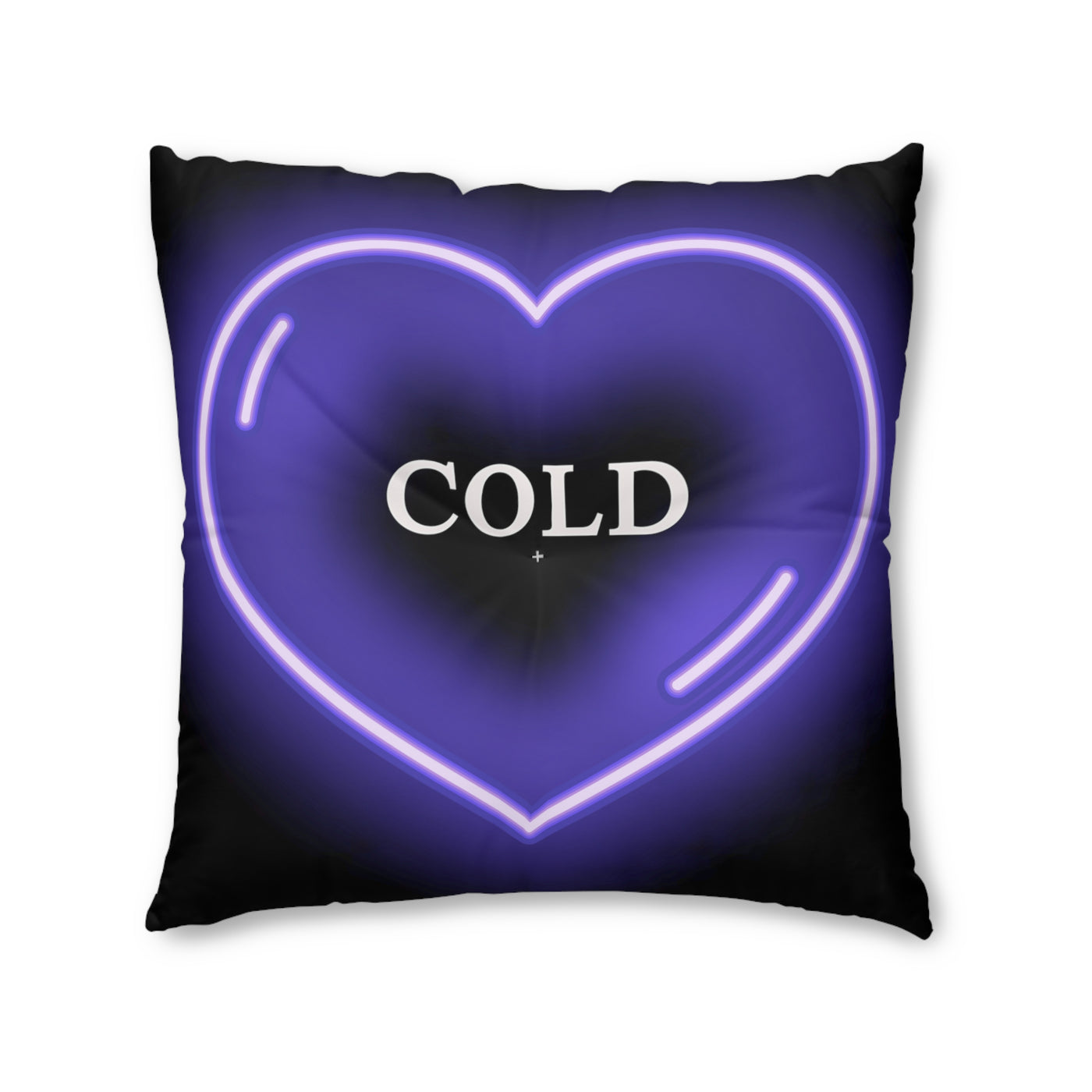 NEON Hot or Cold Tufted Floor Pillow, Square 30x30