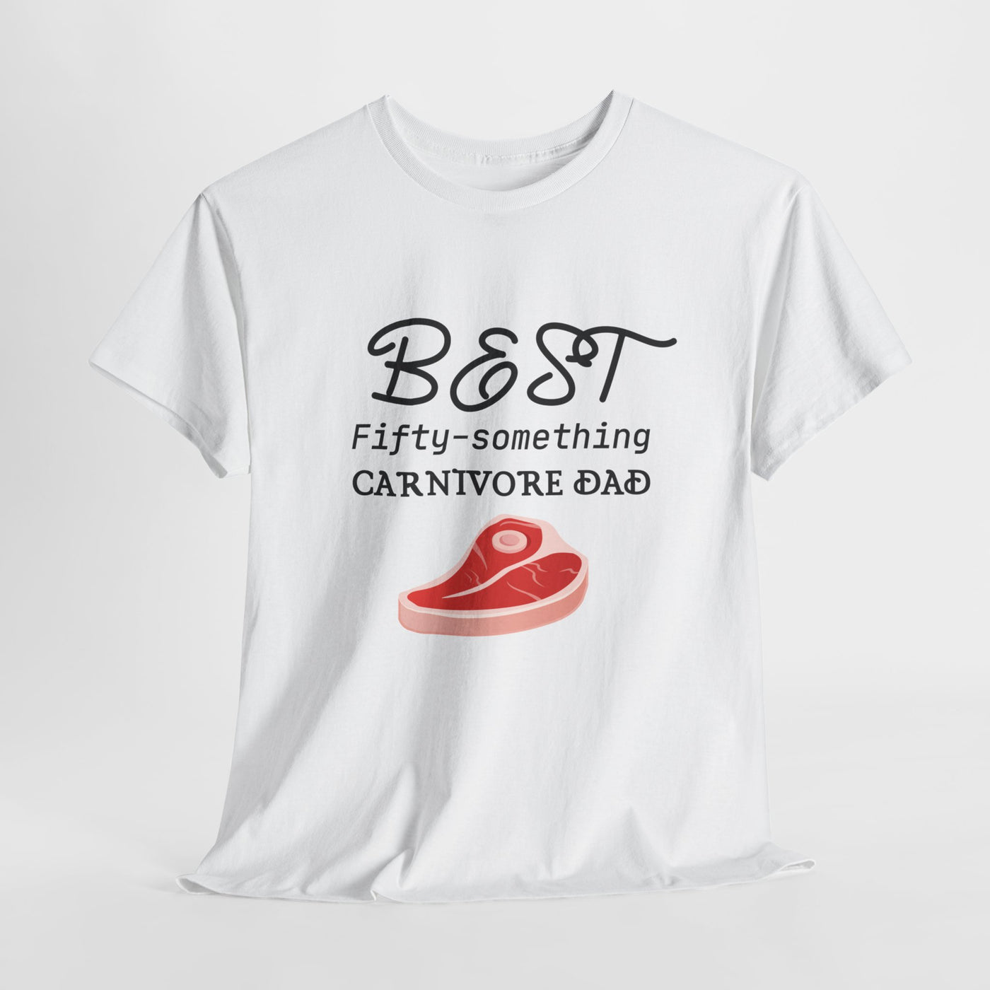 PRIME DAD FIFTY-SOMETHING CARNIVORE Heavy Cotton Tee