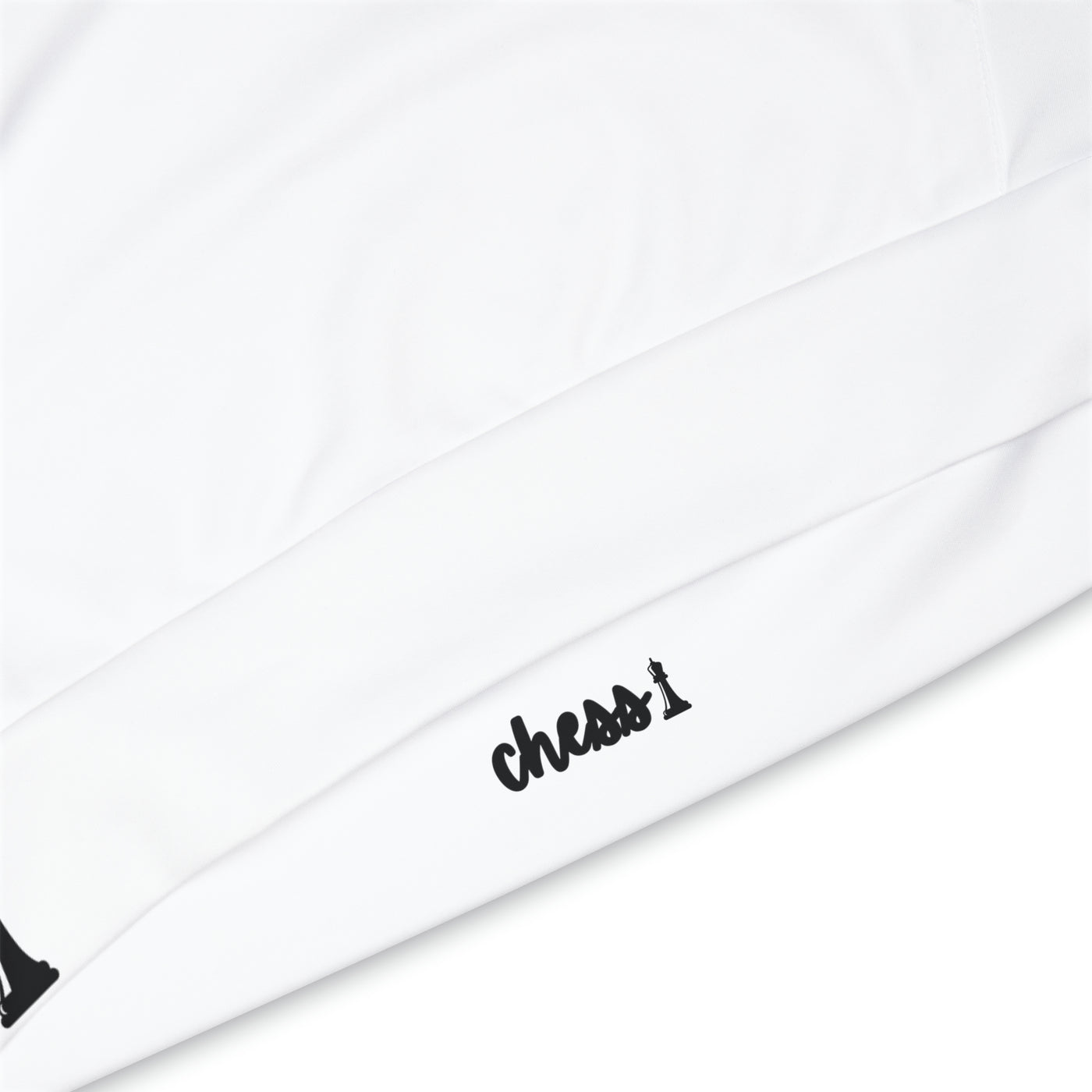 CHESS VIBES White Unisex Athletic Hoodie (AOP)