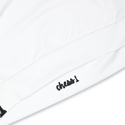 CHESS VIBES White Unisex Athletic Hoodie (AOP)