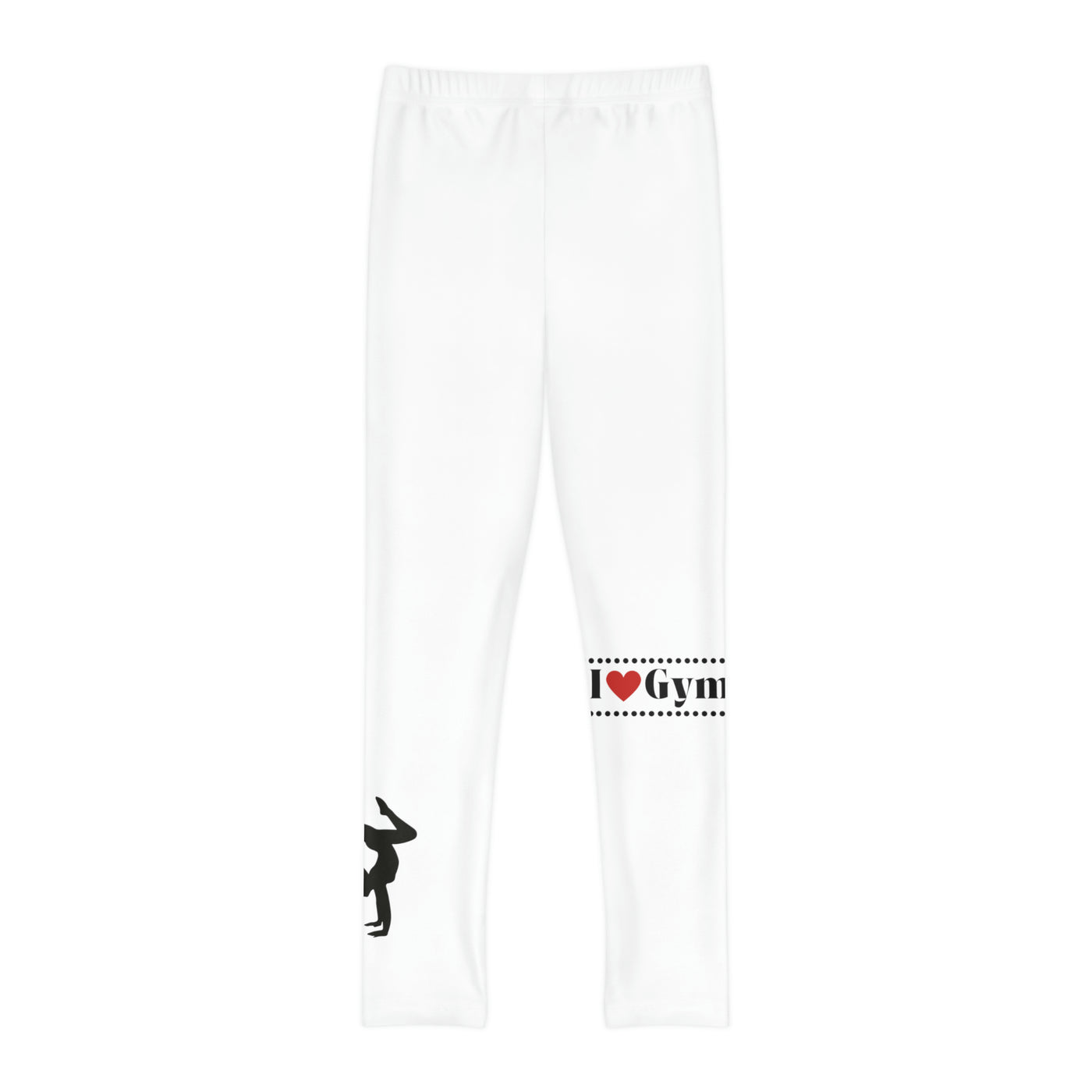 I LOVE GYMNASTICS Youth Full-Length Leggings (AOP)