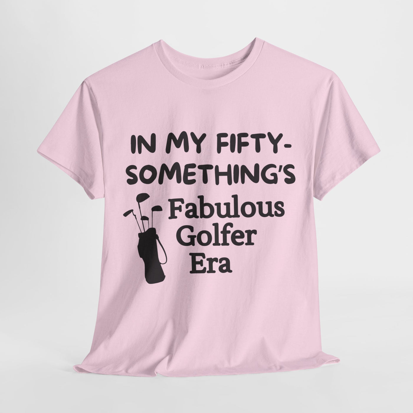 GOLDEN GOLFING YEARS Unisex Heavy Cotton Tee