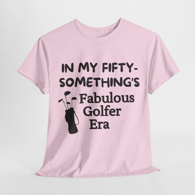 GOLDEN GOLFING YEARS Unisex Heavy Cotton Tee