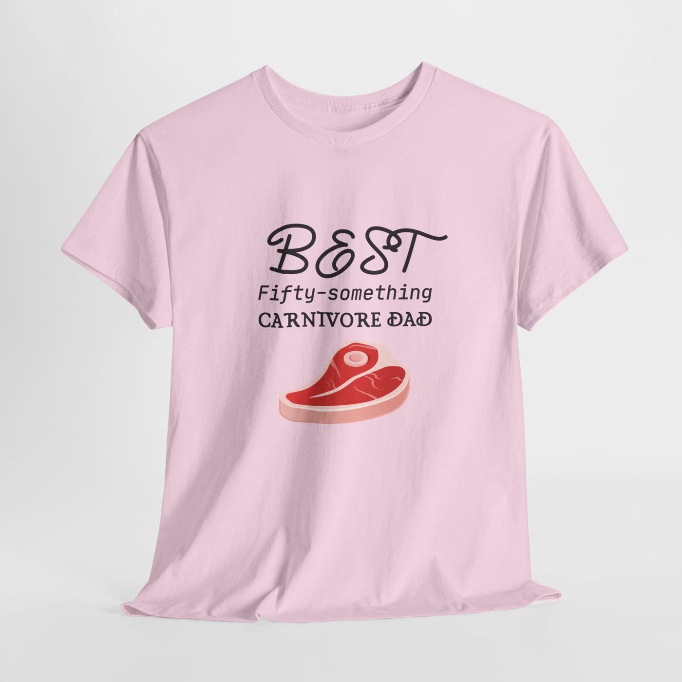 PRIME DAD FIFTY-SOMETHING CARNIVORE Heavy Cotton Tee