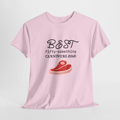 PRIME DAD FIFTY-SOMETHING CARNIVORE Heavy Cotton Tee