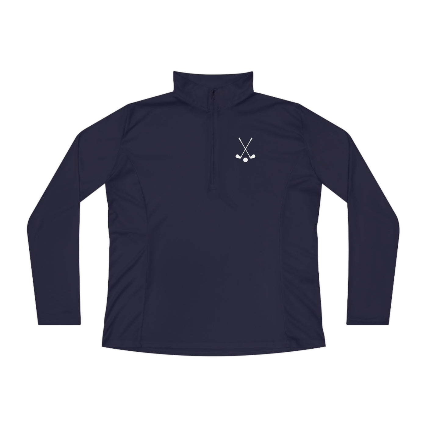 SWING WITHOUT OVERTHINKING Ladies Quarter-Zip Pullover