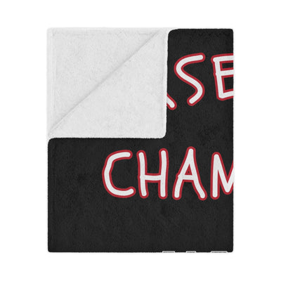 Personalizable Plush Blanket: BASEBALL CHAMPION REST HOMERUN BLANKET - 50x60in