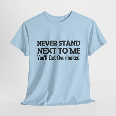 OVERLOOKED WARNING Unisex Heavy Cotton Tee