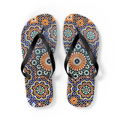 MOROCCAN MOZAIC Unisex Flip Flops