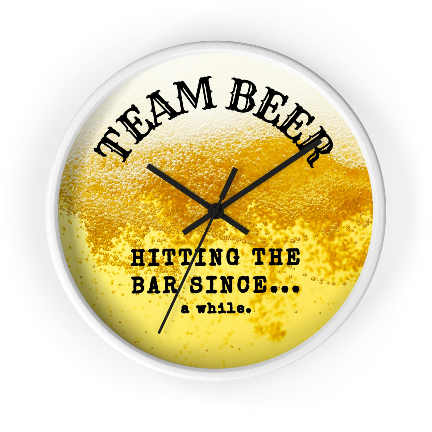 TEAM BEER Wall Clock