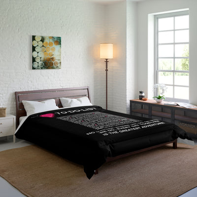 LOVE ADVENTURE TO-DO-LIST Comforter - 2 sizes