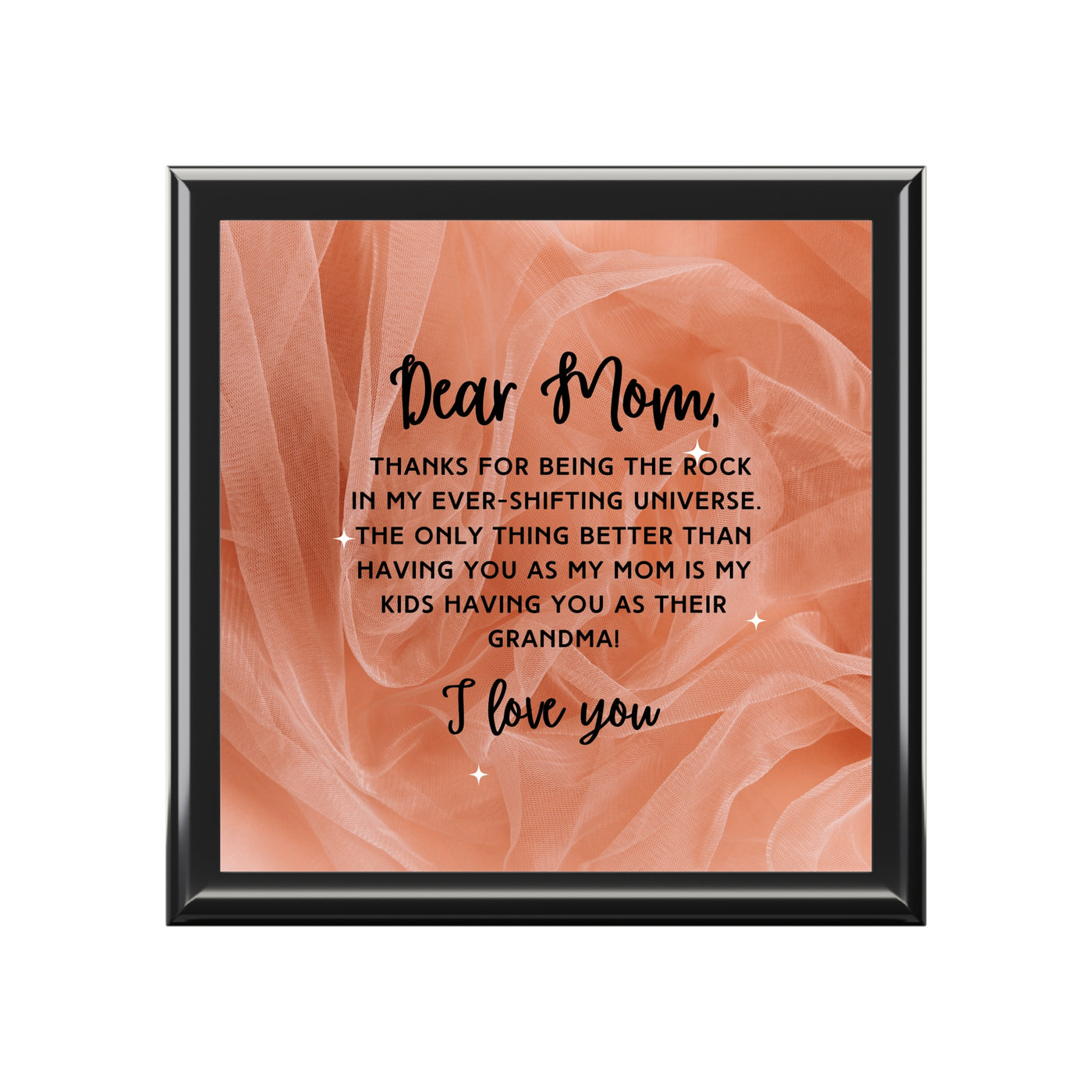 DEAR MOM Jewelry Box