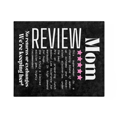 LIMITED EDITION GEM MOM Velveteen Microfiber Blanket