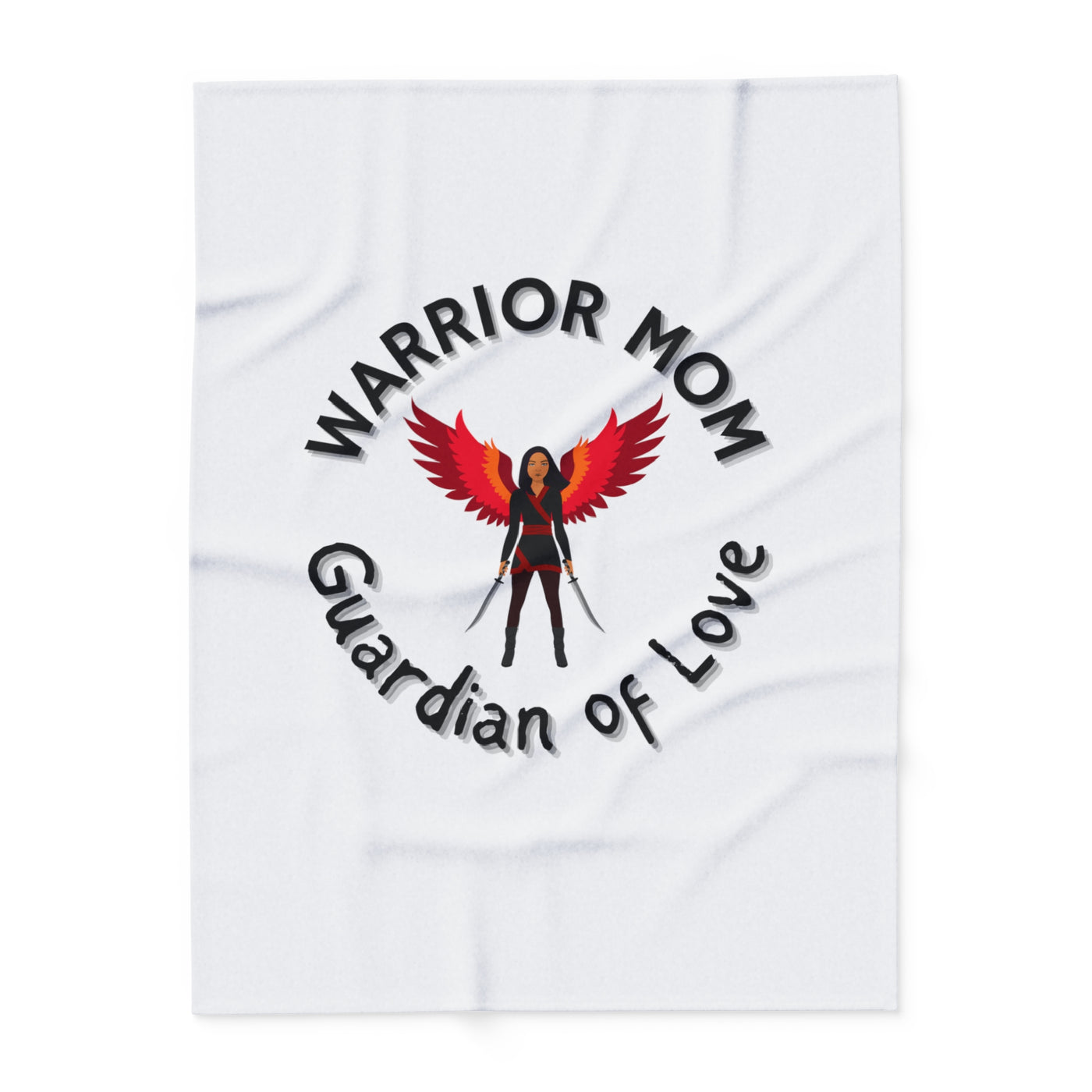 WARRIOR MOM Arctic Fleece Blanket