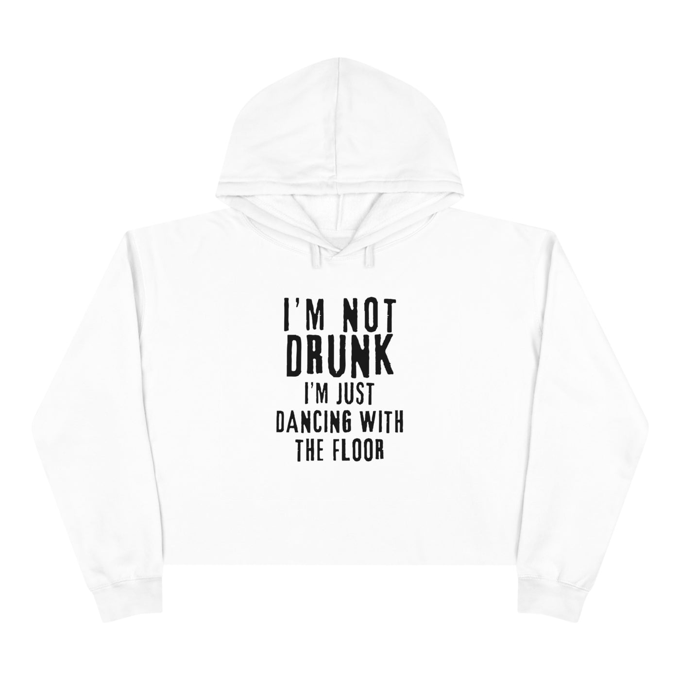 DANCE FLOOR PARTY Crop Hoodie