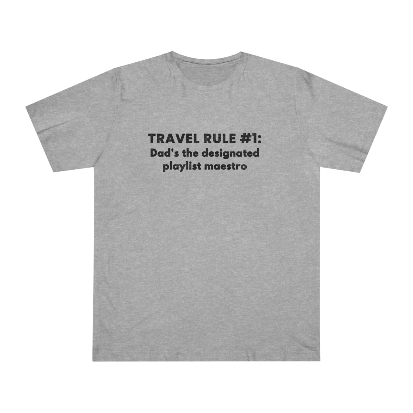 PLAYLIST MAESTRO TRAVEL RULE Unisex Deluxe T-shirt