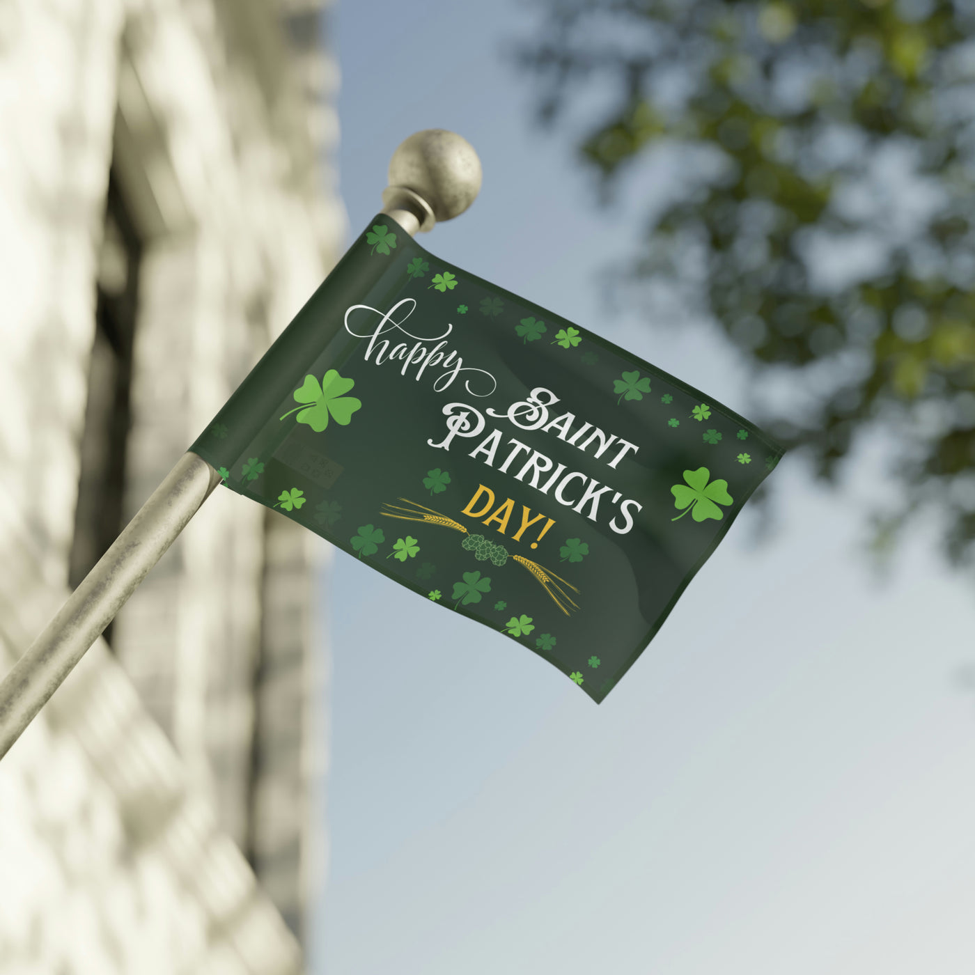 IRISH SAINT PATRICK Flag (not include FlagPole)