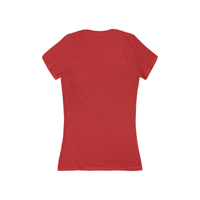 GODDESS Women's Jersey Short Sleeve Deep V-Neck Tee