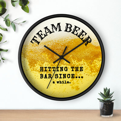 TEAM BEER Wall Clock