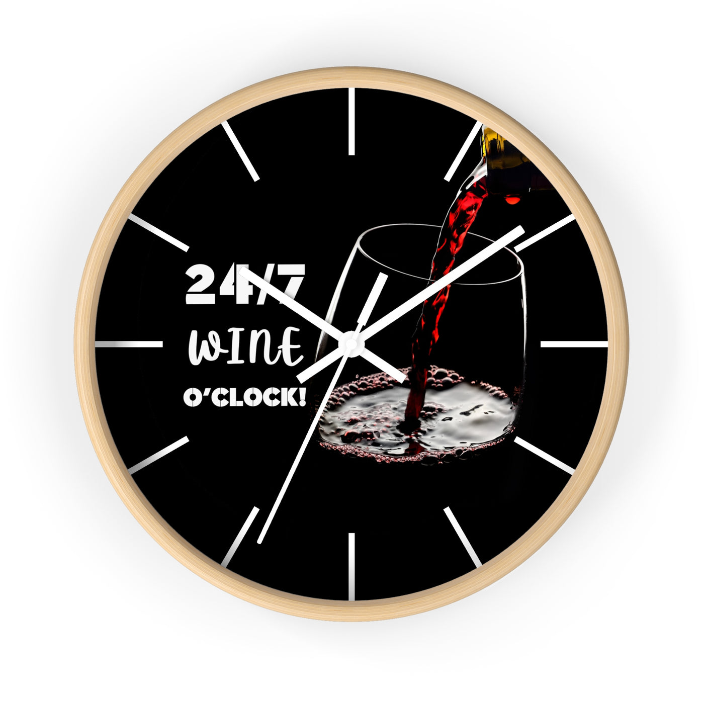 24/7 WINE TIME Wall Clock