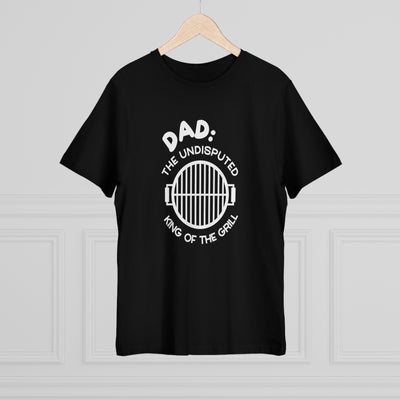 DAD: THE UNDISPUTED KING OF THE GRILL Unisex Deluxe T-shirt