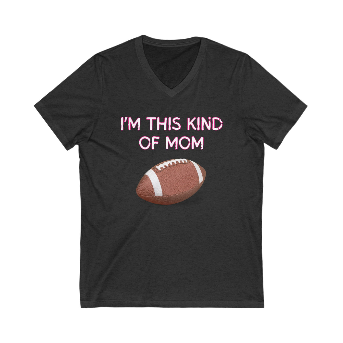 I'M THIS KIND OF MOM Jersey Short Sleeve V-Neck Tee