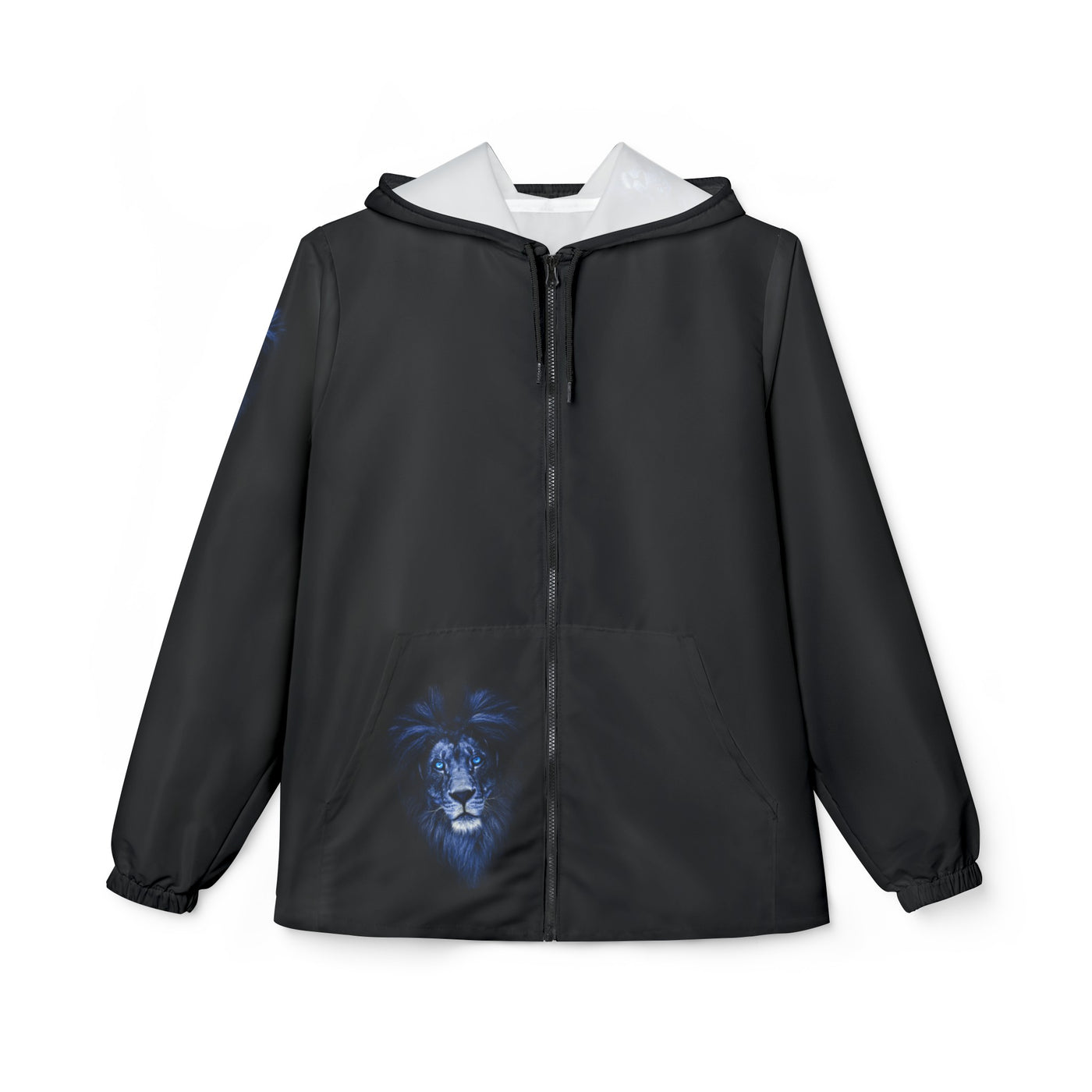 MAJESTIC BLUE LION Windbreaker Jacket (AOP) - UNISEX