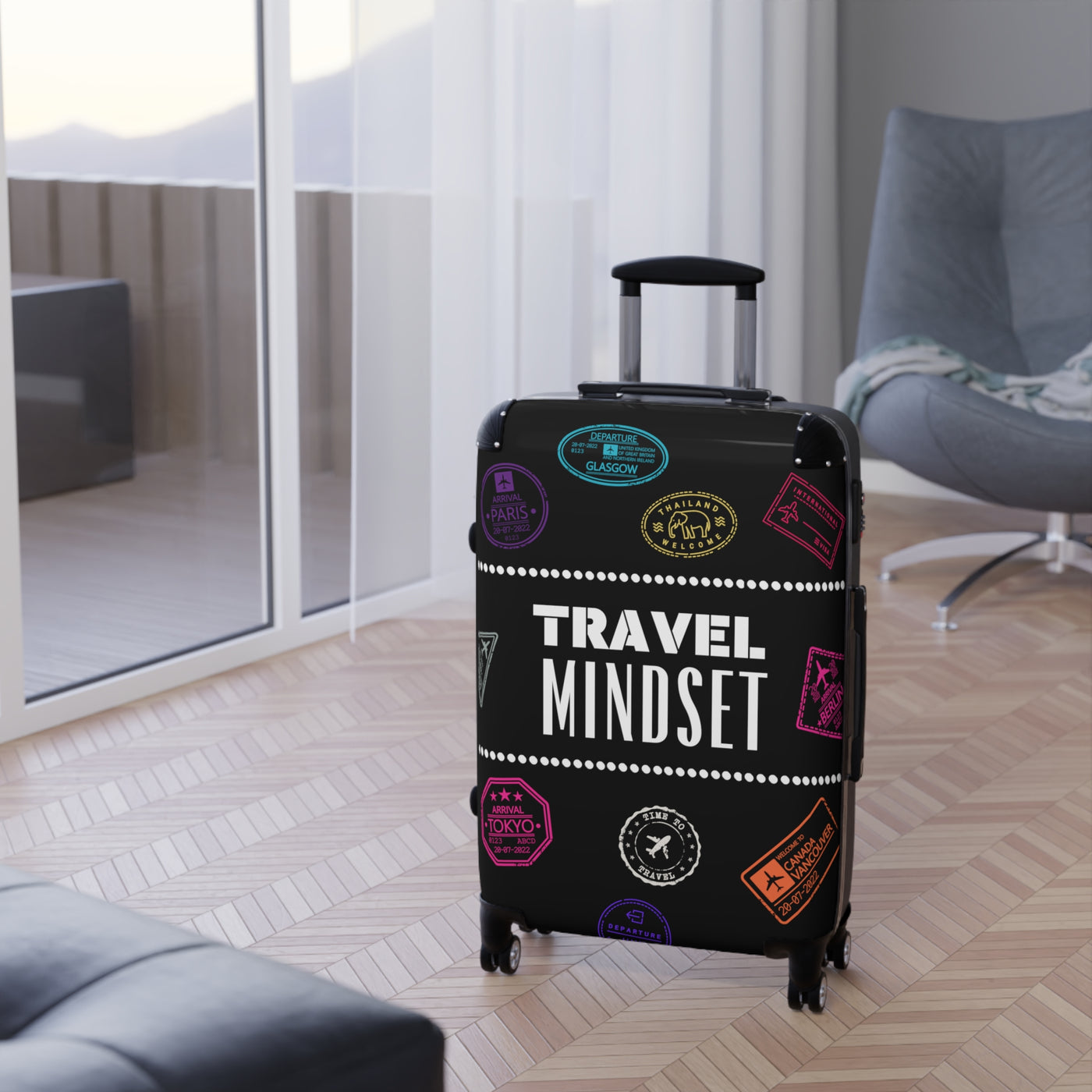 TRAVEL MINDSET Suitcase - 3 sizes