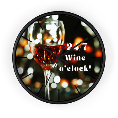 24/7 WINE TIME Wall Clock