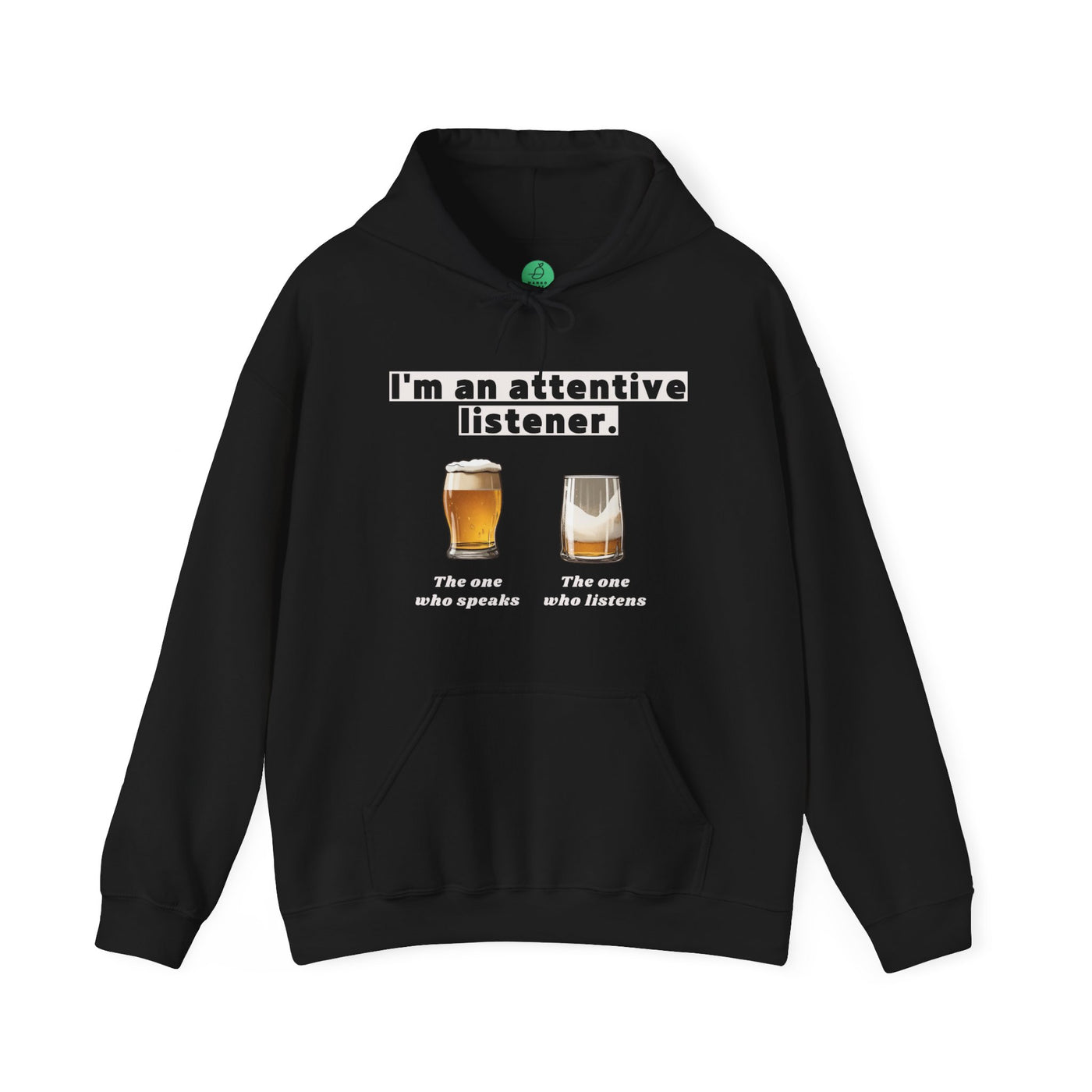 ATTENTIVE LISTENER Unisex Heavy Blend™ Hooded Sweatshirt