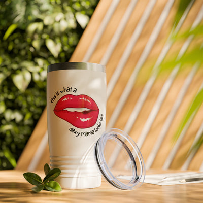 SEXY MAMA LIPS Ringneck Tumbler, 20oz