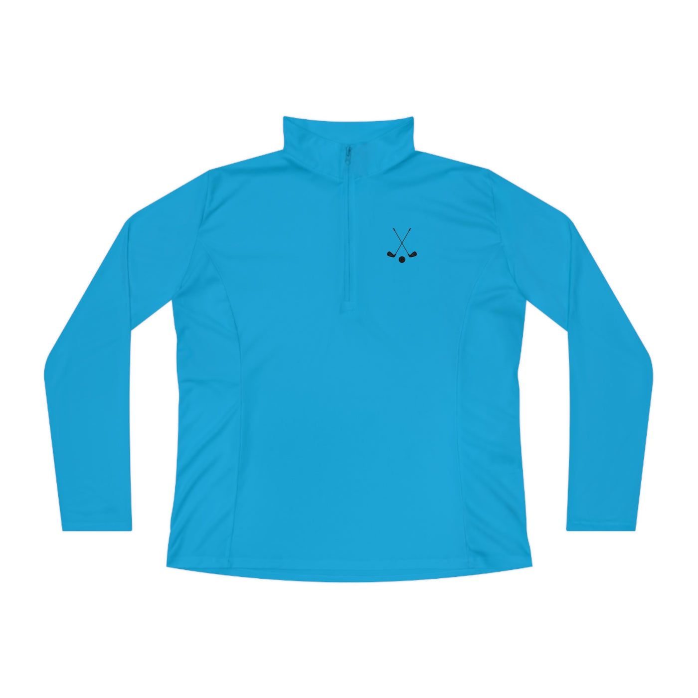 SWING WITHOUT OVERTHINKING Ladies Quarter-Zip Pullover