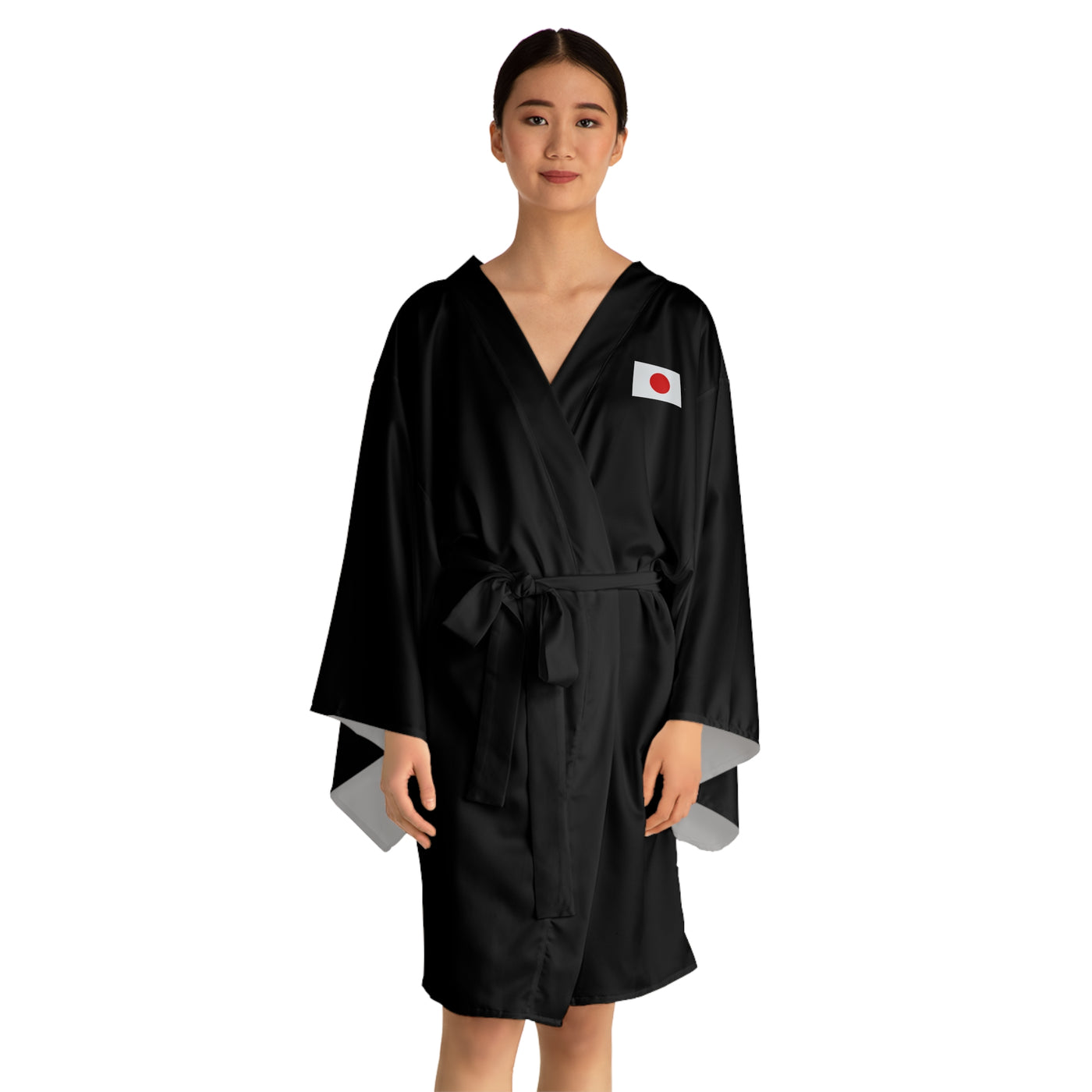 JAPANESE Long Sleeve Kimono Robe (AOP)