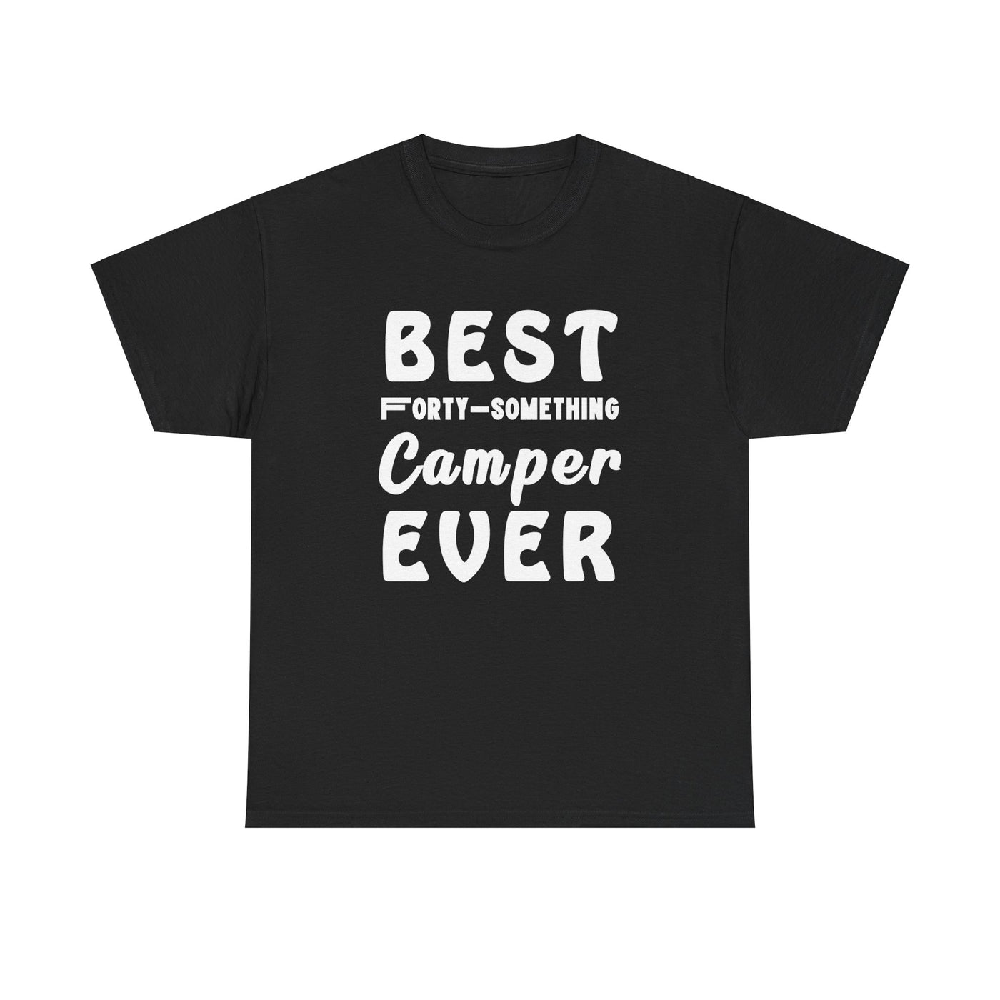 FORTY-SOMETHING CAMPER CHAMPION Unisex Heavy Cotton Tee