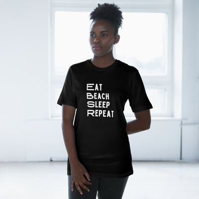 EAT, BEACH, SLEEP, REPEAT Unisex Deluxe T-shirt