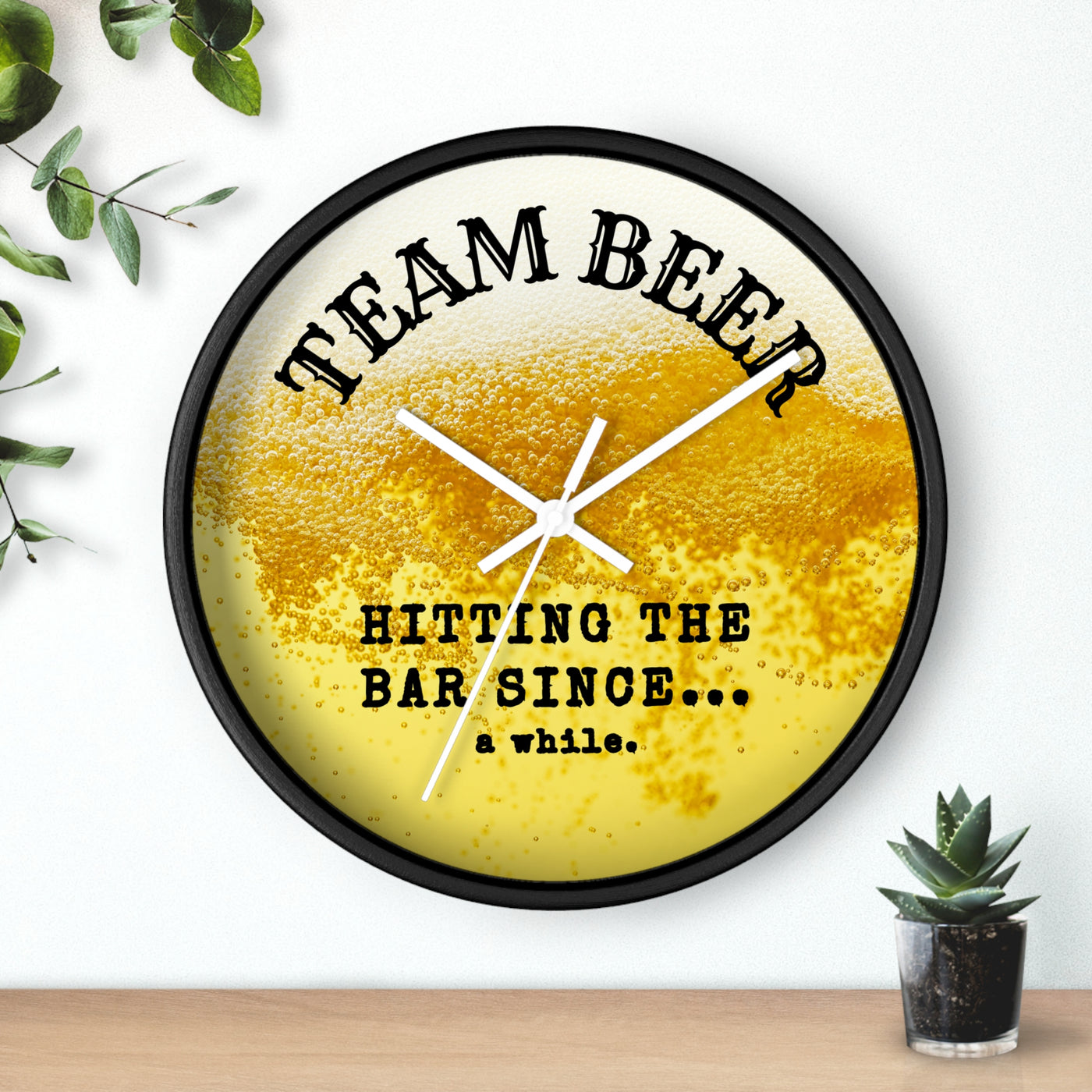 TEAM BEER Wall Clock