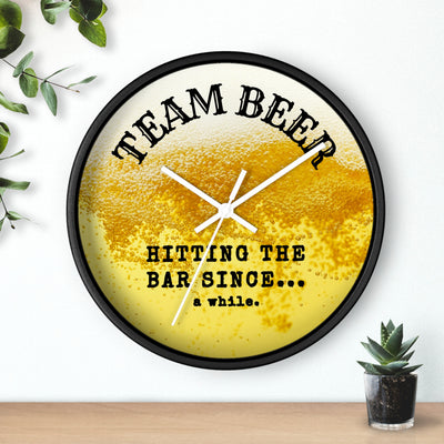 TEAM BEER Wall Clock