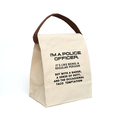 DUTY & TACOS Canvas Lunch Bag With Strap