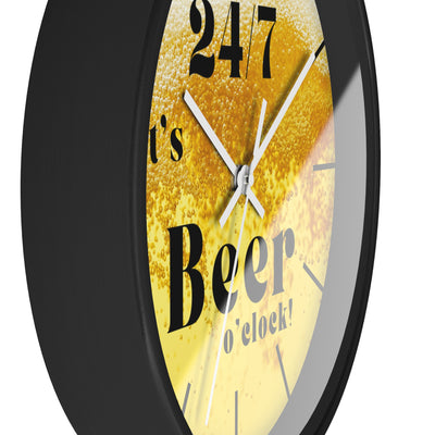 24/7 IT's BEER TIME Wall Clock