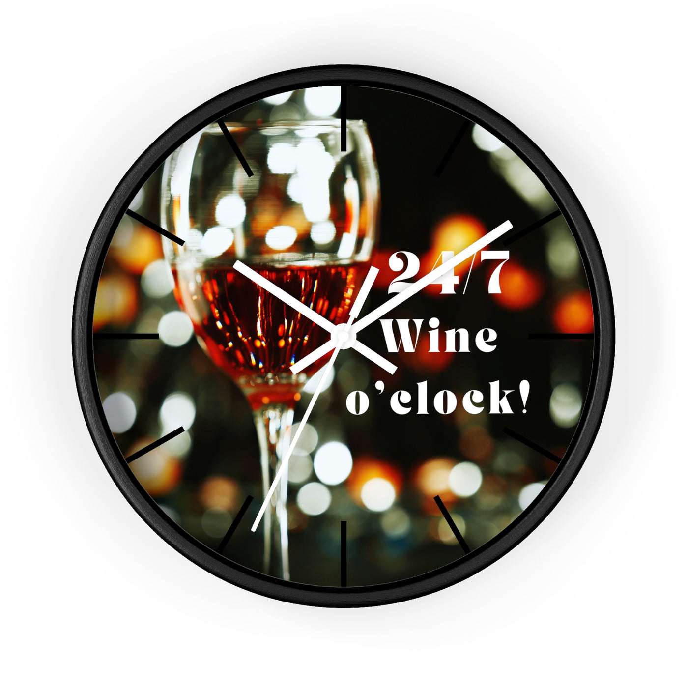 24/7 WINE TIME Wall Clock