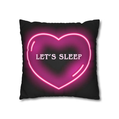 SWEET DREAMS Double-sided Spun Polyester Square Pillow Case