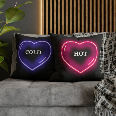 Love Mood Fantasy HOT or COLD Spun Polyester Square Pillow
