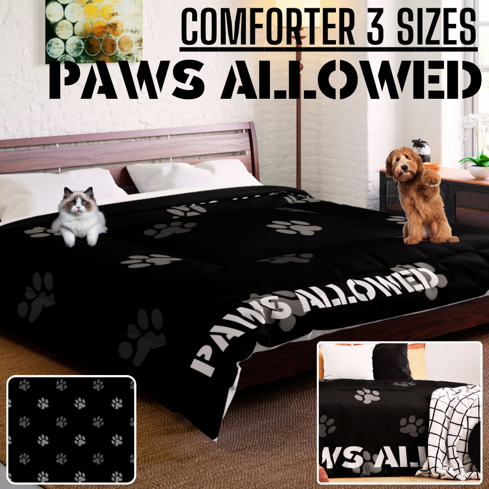 PAWS ALLOWED Comforter - 3 sizes