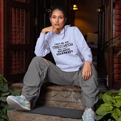 BALANCING ACT ACCOUNTANT Unisex Heavy Blend™ Hooded Sweatshirt