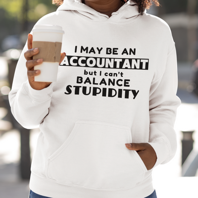 BALANCING ACT ACCOUNTANT Unisex Heavy Blend™ Hooded Sweatshirt