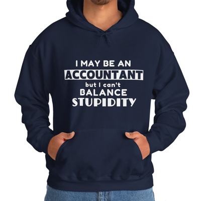 BALANCING ACT ACCOUNTANT Unisex Heavy Blend™ Hooded Sweatshirt
