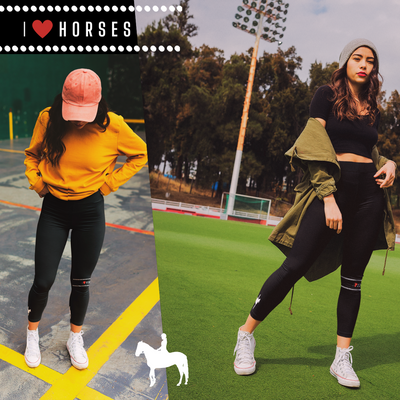 HORSE LOVE : Ride with Style! Women's Casual Leggings (AOP)